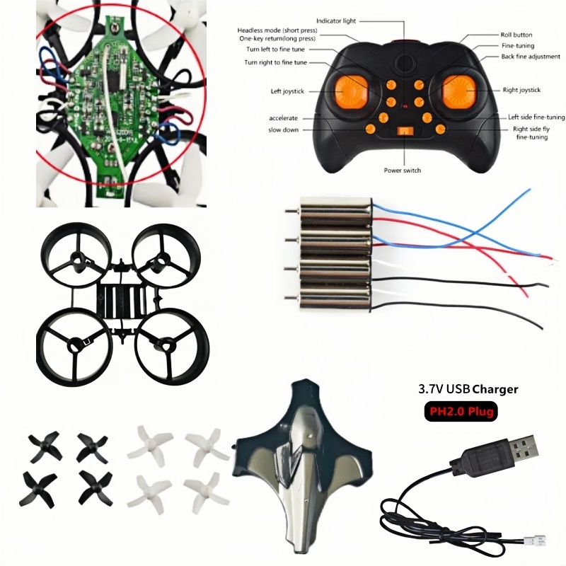 Drone Kit Beginner - Kit Drone Fai-da-Te Completo 2.4G con