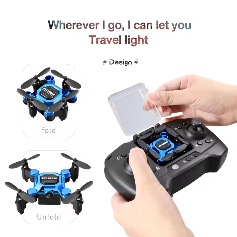Nuovo drone pieghevole K04 Min - Drone Kit Tricopter recensione e prezzo