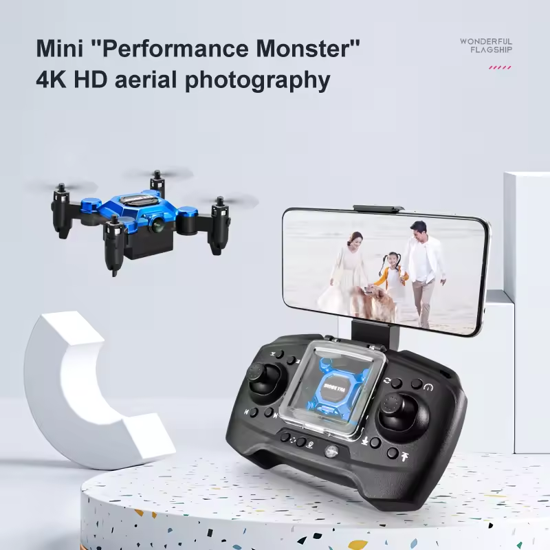 Nuovo drone pieghevole K04 Min - Drone Kit Tricopter recensione e prezzo